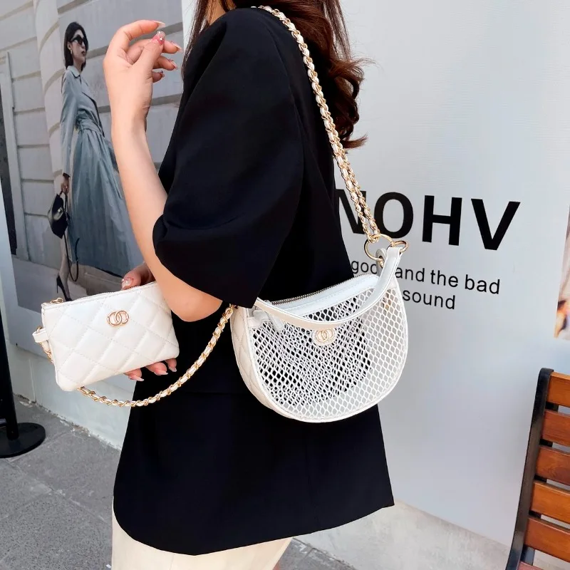 

Stylish Crossbody Bag Women's Leather Exterior Luxury Brand Quality Famous Designer Signature Travel Ready