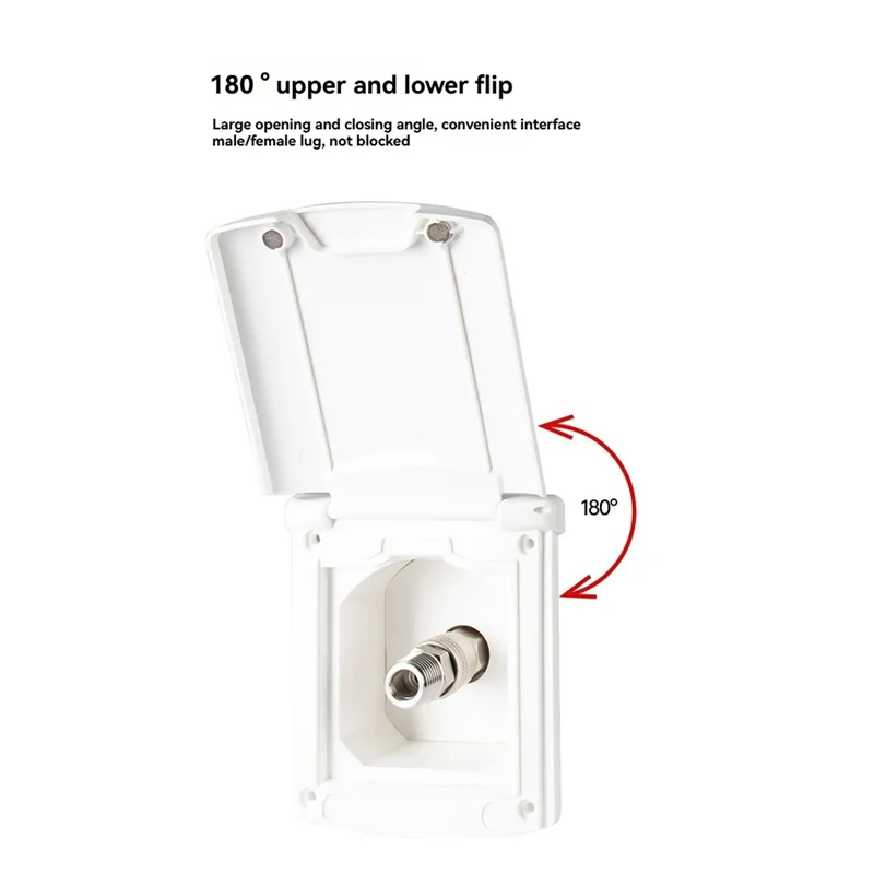

High Quality RV Caravan Accessories Water Inlet Outlet Hatch Filter Lockable Cover With 20Mm Adapter Nozzles For Boat Marine RV