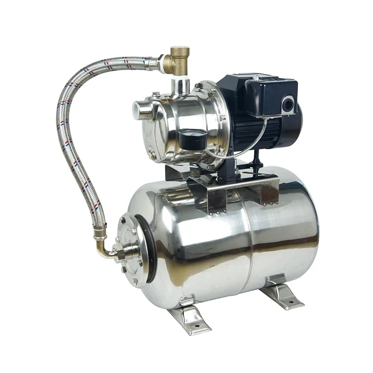 Preassembled  Installation 3/4 HP Stainless Steel Shallow Well Tank System Home Water Jet Pump Electric