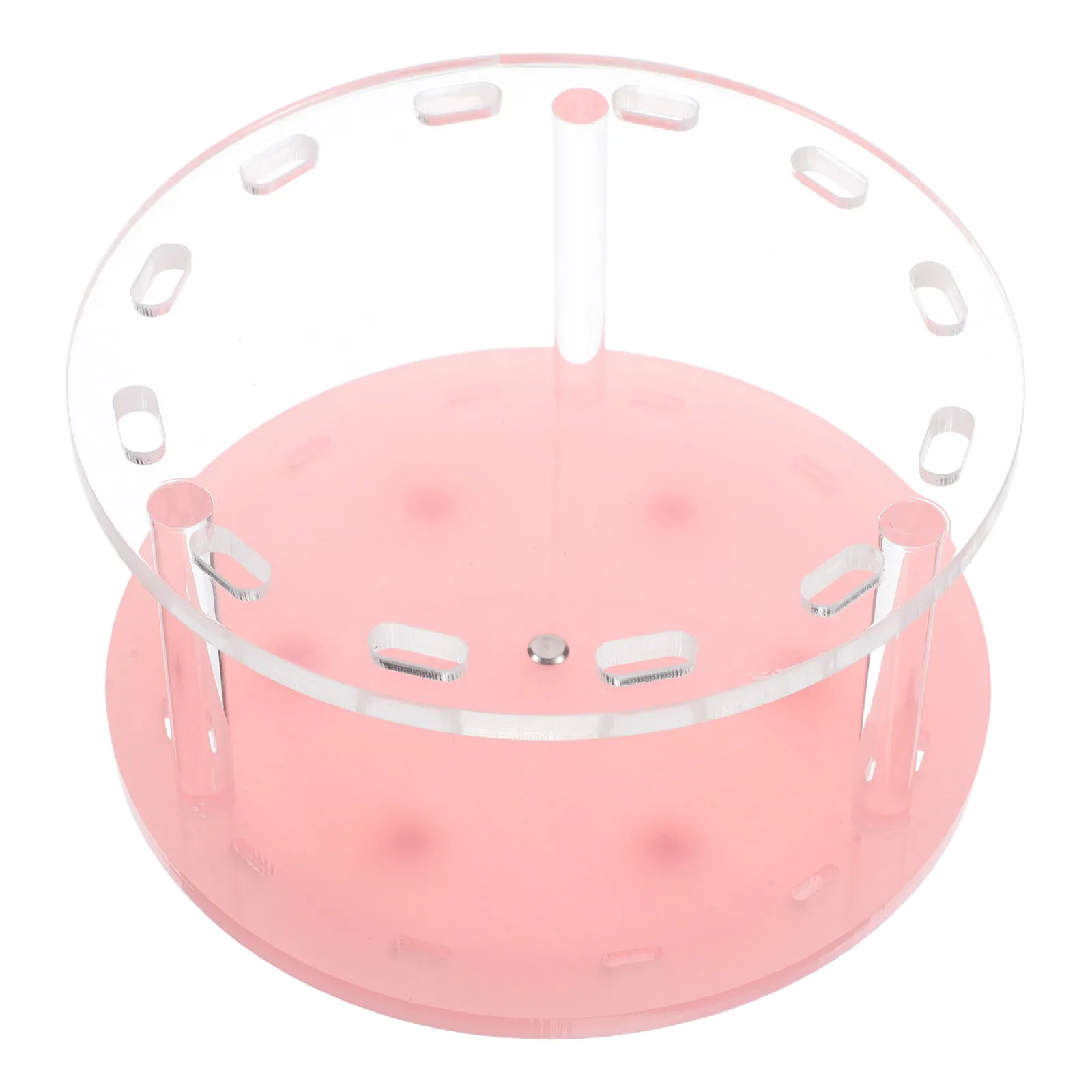 12 Slot Rotating Eyelash Tweezer Stand Premium Acrylic Makeup Tool Organizer Lash Extension Tweezer Holder Display