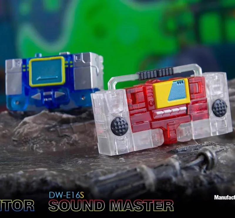 جديد في المخزون Dr.Wu التحول اللعب DW-E16S الصوت ماستر Soundwave رصد أنيمي عمل نموذج لجسم هالوين هدية الكريسماس