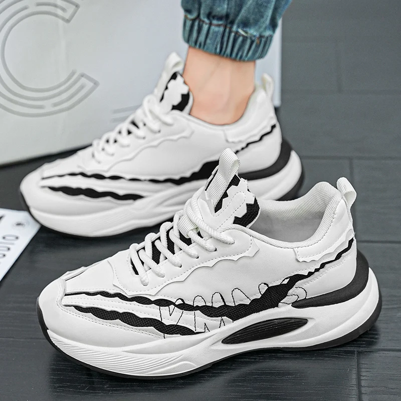 أحذية Agan الرجالية الجديدة للخريف - أحذية رياضية أنيقة كاجوال خفيفة الوزن قابلة للتنفس ومضادة للانزلاق ومقاومة للاهتراء #3