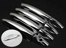 FUNDUOO For KIA K2 RIO 3 Sedan 2011 2012 2013 2014 2015 2016 New Chrome Car Door Handle Cover Trim Sticker Car Styling