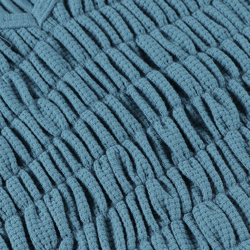 Mädchen maxi kleid waffel stricken und stirnband sommer ärmellose kinder kleidung mädchen kleider kinder kleidung v neck mädchen nachthemd – Detail 10