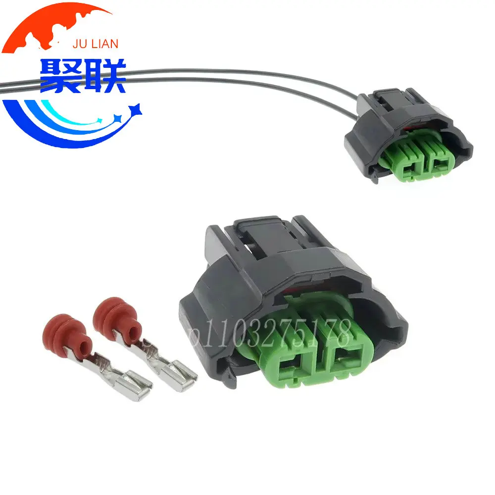 1Set 2Pin 6189-0935 Automotive Waterproof Connector H11 Fog Lamp Socket For Toyota Mazda 7283-8050-30 82824-60460
