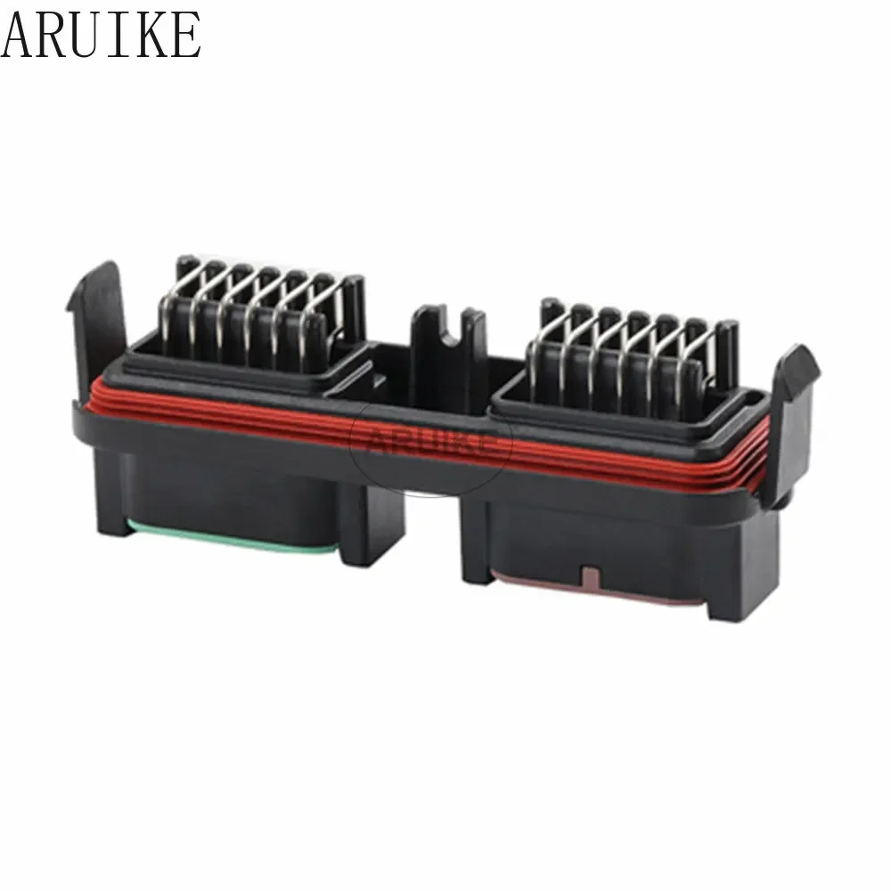 

DTM13-12PA-12PC-R008 24-контактный водонепроницаемый разъем с изогнутым сиденьем, клемма проводки DTM, черный тип PA66