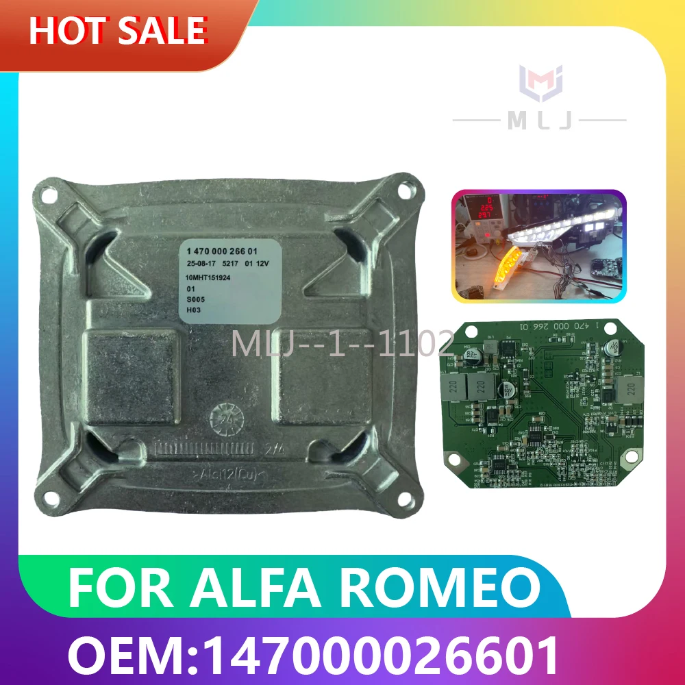 

Новый для Alfa Romeo 147000026601, балласт фар, модуль драйвера дневных ходовых огней, блок управления вспомогательным освещением рулевого управления