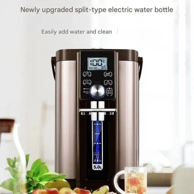 Thermal insulation kettle for 5-liter large-capacity electric heating bottle constant temperature
