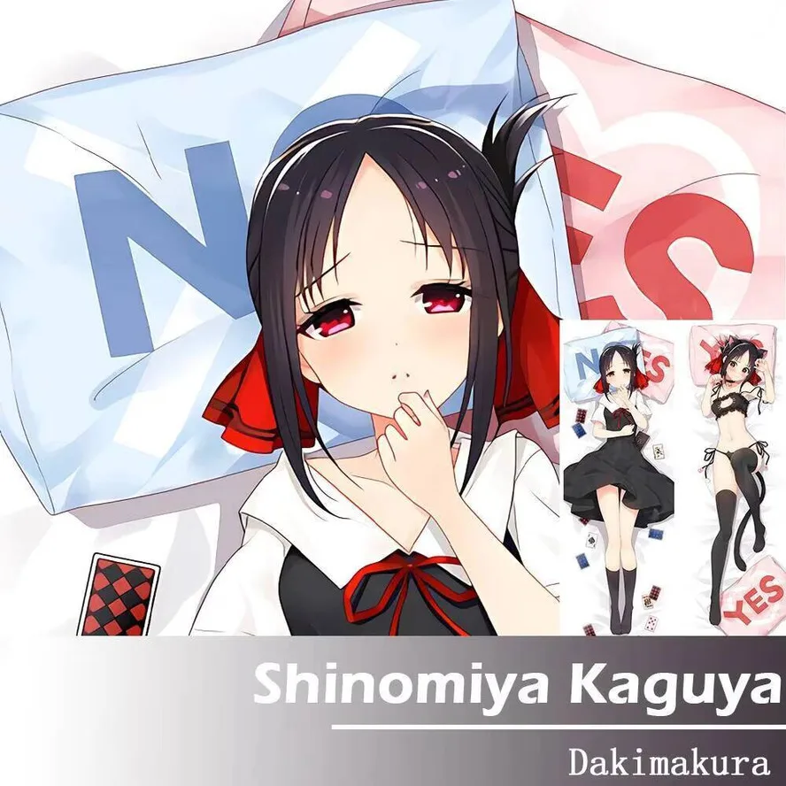 

Shinomiya Dakimakura Kaguya A Hing Body Наволочка Чехол Полный Двухсторонний Аниме s