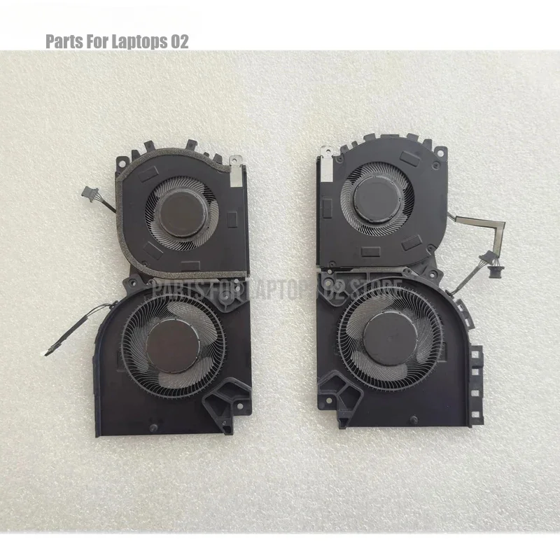 L+Original Laptop CPU GPU Cooling Fan For DELL Alienware X15 R1 R2  082VD4 07M2CV 0V0G61 02H5HD NS85C37 NS85C38