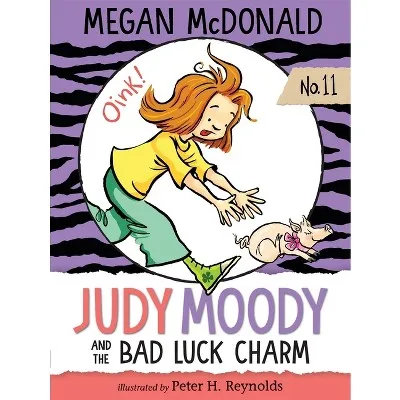 Children's Imagination Play Fiction Book - Judy Moody and the Bad Luck Charm, Paperback, 176 Pages, Ages 4-8