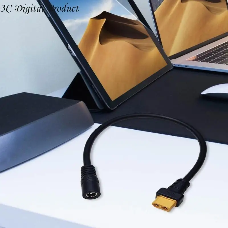 XT60 Женский до DC5525 Женская зарядка кабель 12AWG для использования возобновляемых источников энергии Q84A