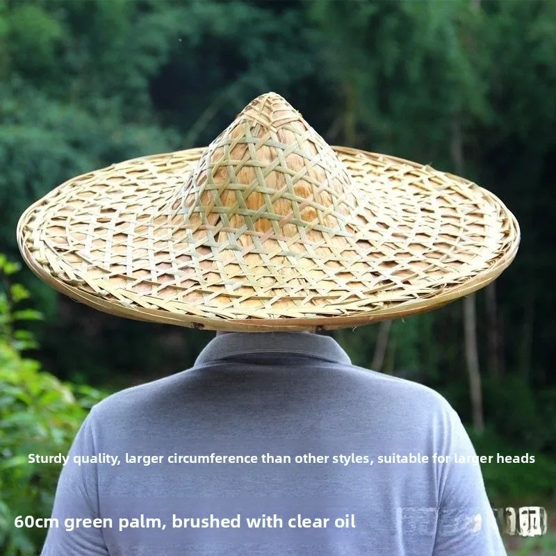 chapeu-de-pesca-artesanal-de-bambu-tradicional-vermelho-para-danca-performance-decorativa-impermeavel-e-protecao-contra-tem