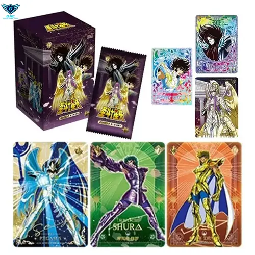 New Kayou Saint Seiya Cloth Awakening Card Box Manga Edition Collectible Card Star Pack Japanese Anime Rare Collection Cards - Image 5