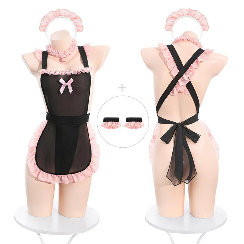Thumbnail 4 - #18 Trending Maid Costume Dresses with Apron Sets Right Now
