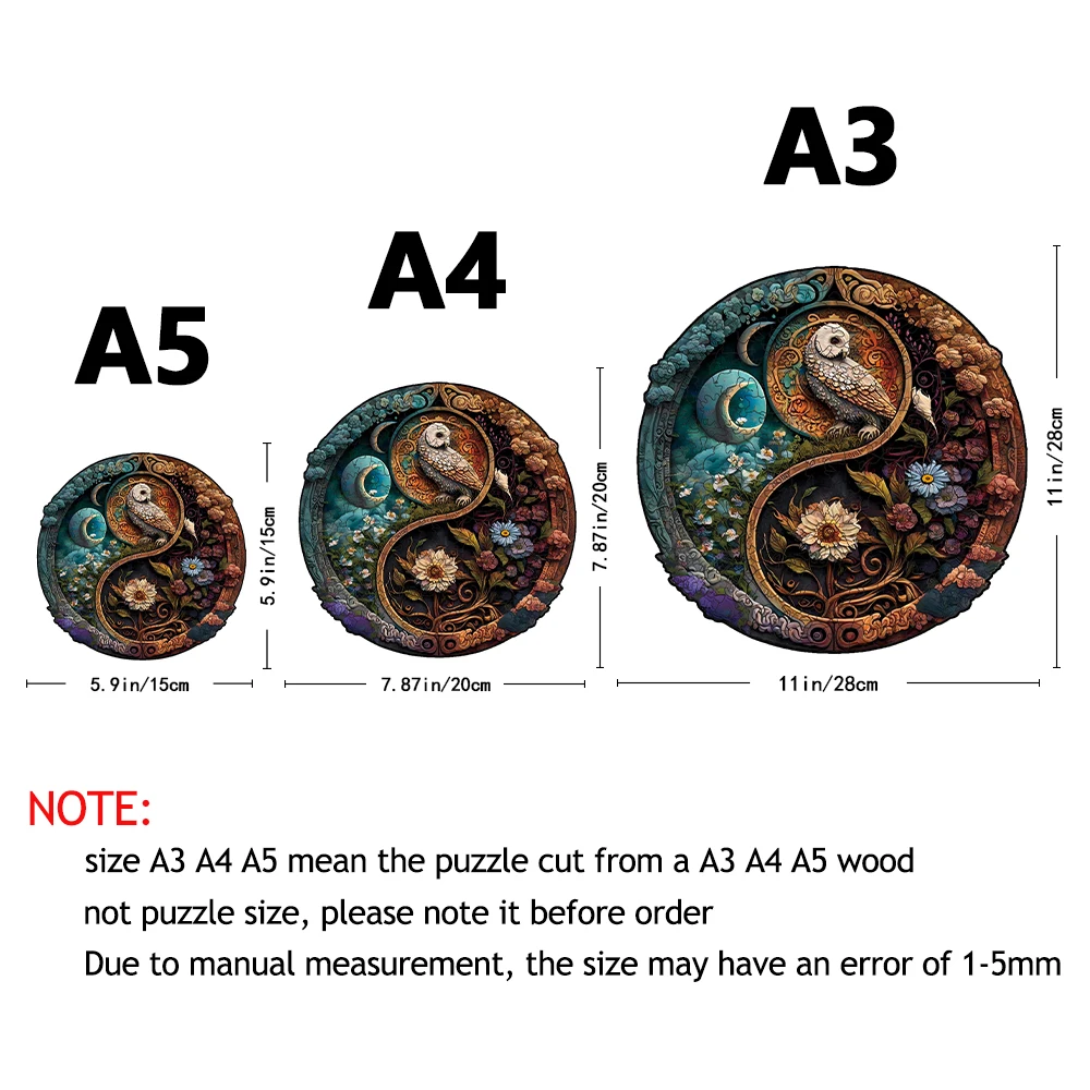 Wooden Puzzle for Adults, Cat Wooden Jigsaw Puzzles for Adults, Unique Animal Shape Wood Cut Puzzles for Family Friends Gifts