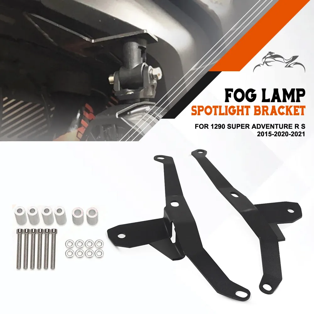 

Motorcycle For 1290 Super Adventure R S 2015-2020-2021 1090 1290 ADV all year Fog lamp Spotlight Bracket Holder Spot Light Mount