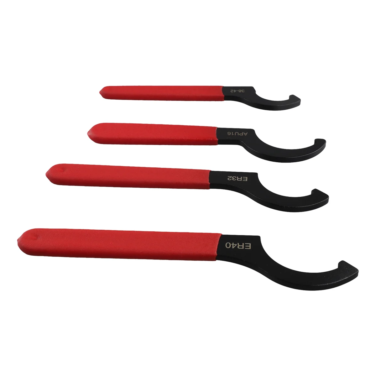 Hot New Coilover Wrench, Hook Wrenches Tools Set Shock Spanner Wrench Set C-Shape Spanner Adjustable Spanners Adjustment Tool
