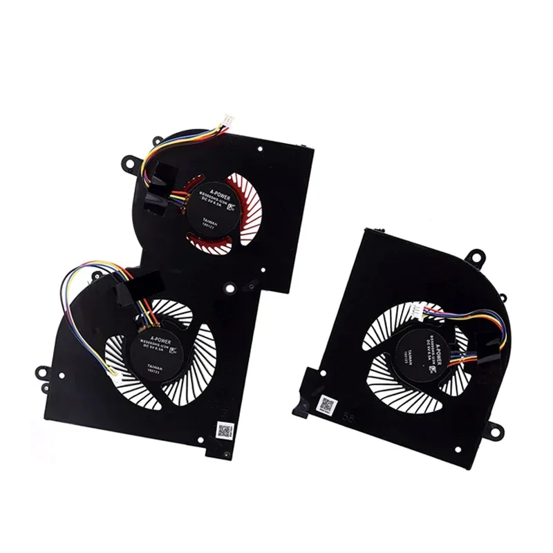 New CPU Cooling Fan GPU Cooler Fan Replacement for MSI GS65 GS65VR WS65 P65 MS-16Q1 MS-16Q2 MS-16Q3 MS-16Q4 MS-16Q5