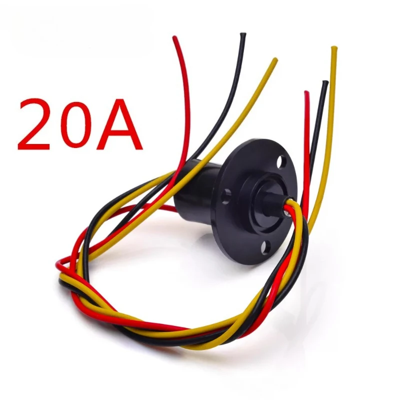 Outer Diameter 22.4mm, 2CH, 3CH 20A, Conductive Slip Ring for Children's Excavators