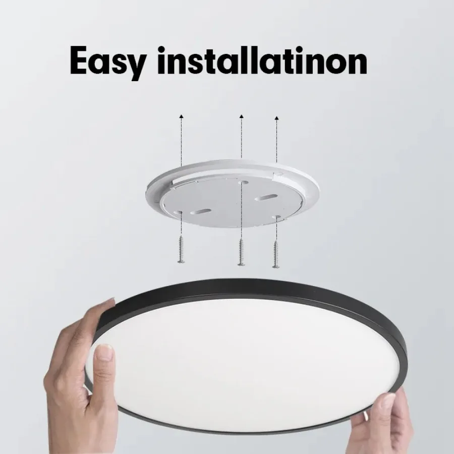 Modern LED 20 Inch Large Ceiling Light  APP Remote Control Intelligent Ultra-thin Ceiling Lamp Bedroom Living Room Home Lightin