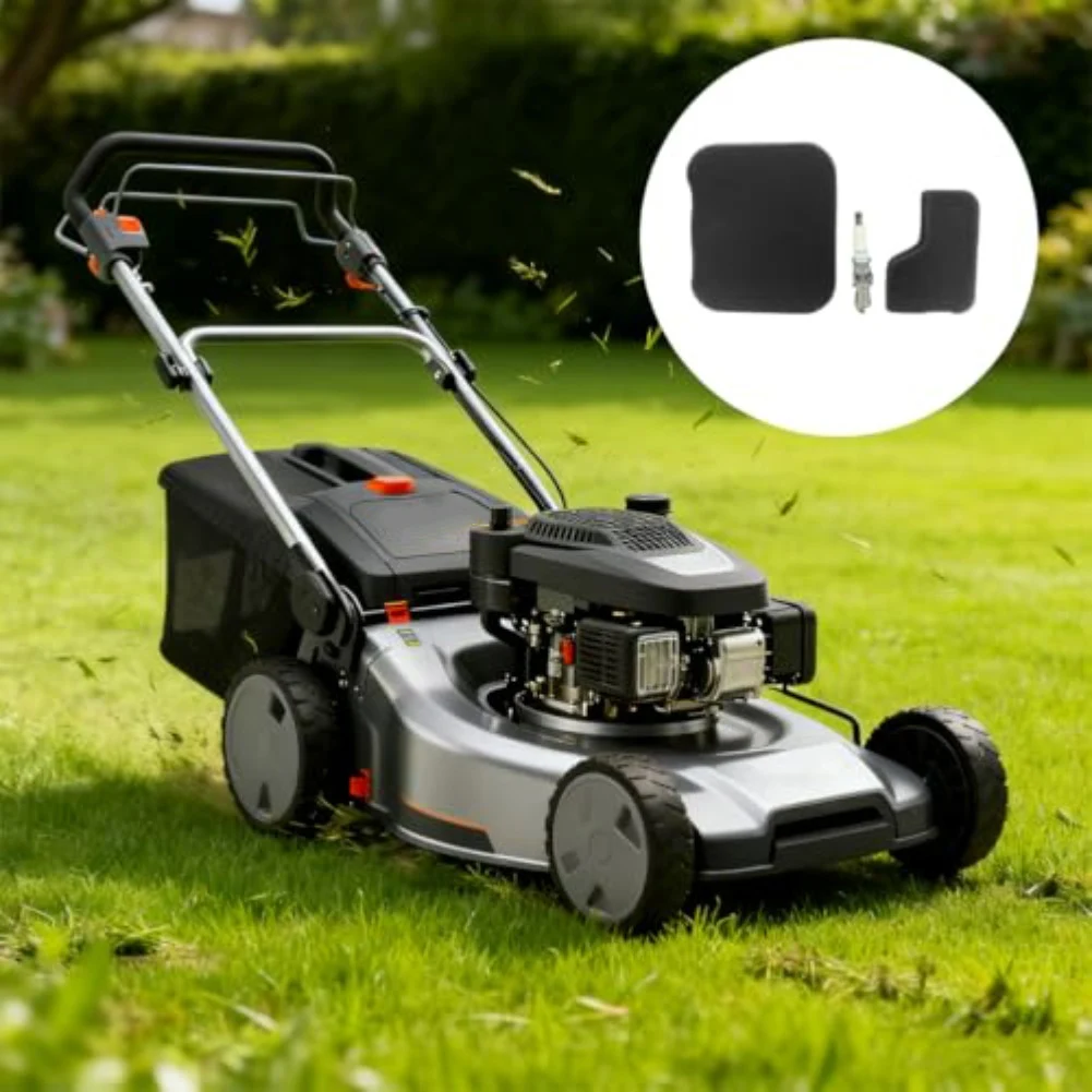 For Lawnmower Upkeep Lawnmower Service Kit Engine Maintenance Parts Resilient Sponge Material Metal Construction