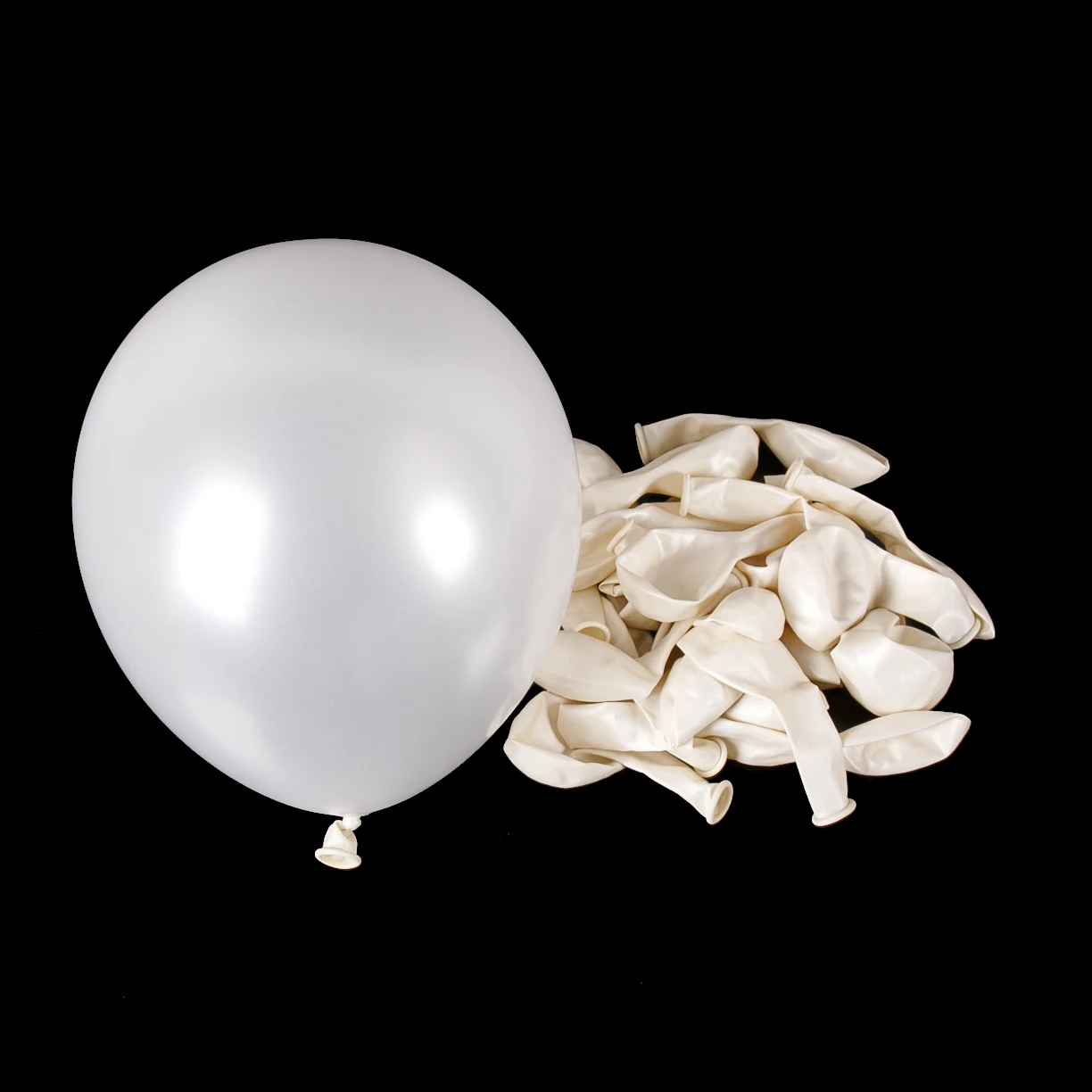 100/50/30Pcs Pearl White Birthday Balloons 5/10/12/18inch Thick Glossy White Balloon for Birthday Baby Shower Wedding Party Deco