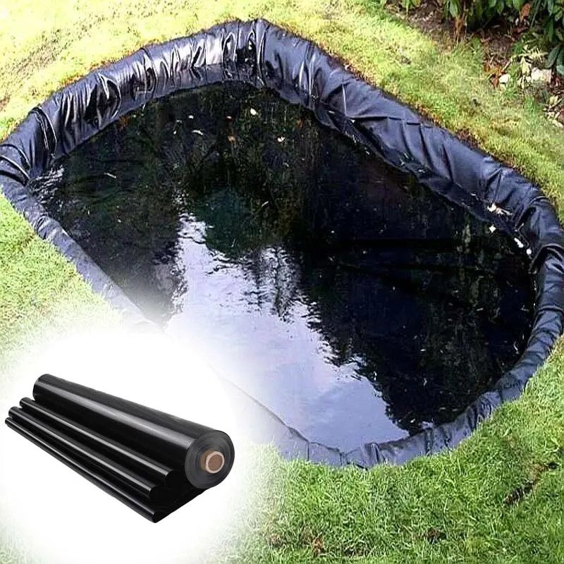 Fish Pond Anti Seepage Film Black Waterproof Geotextile Film Special Pond Aquaculture Black Water Storage Film Waterproof Cloth