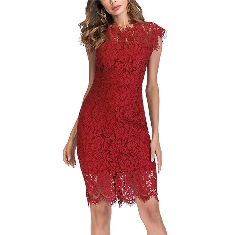 lace slim bag hip sexy dress woman