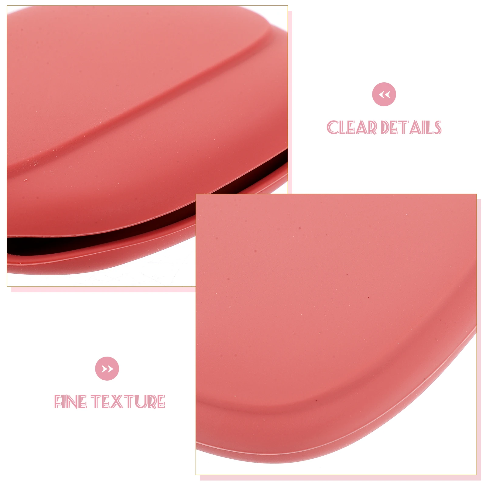 

2 Pcs Silicone Powder Puff Holder Travel Makeup Sponge Case Portable Rack Bright Color Dust Proof Makeup Puff for Women