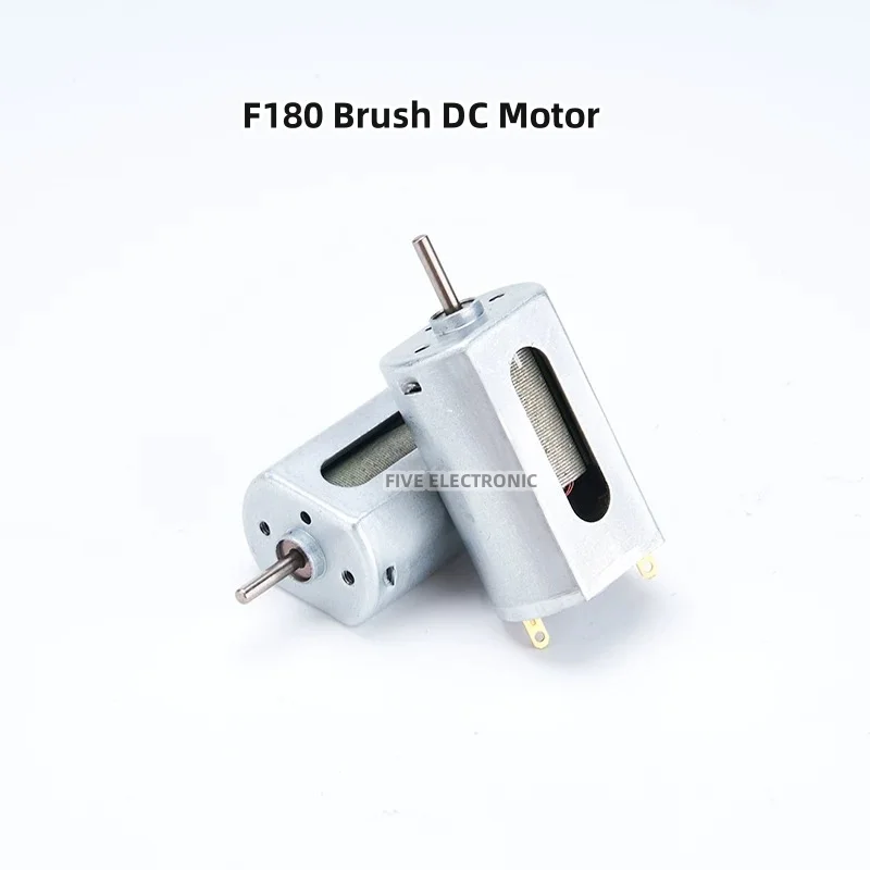 

F180 brush DC Motor High Speed And High Torque For Ship Model Small Inflator Pump Motor UAV Aircraft