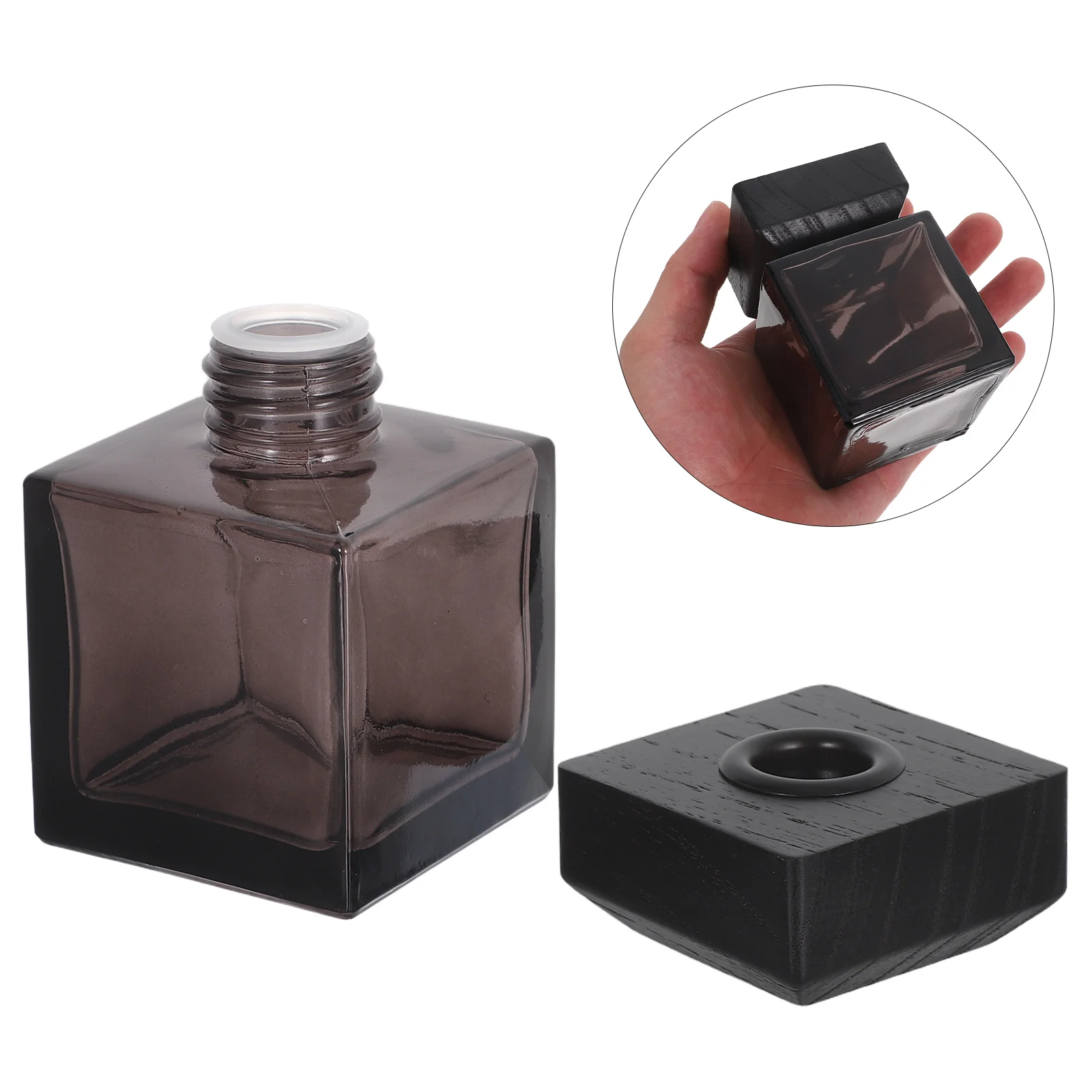 

2 PCS Aromatherapy Bottle DIY Diffuser Fragrance Glass Bottles Car Perfume Diffusers for Home Empty