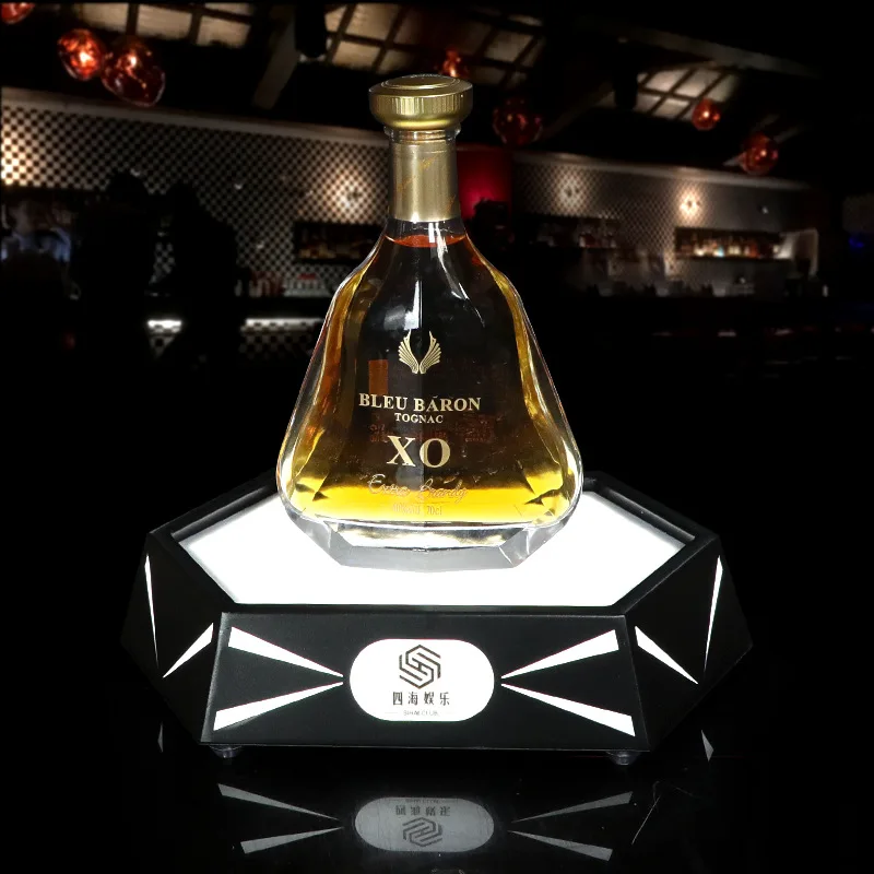 

Manufacturer spot LED luminous wine seat reception array display stand bar XO Mingshi Martell foreign wine base