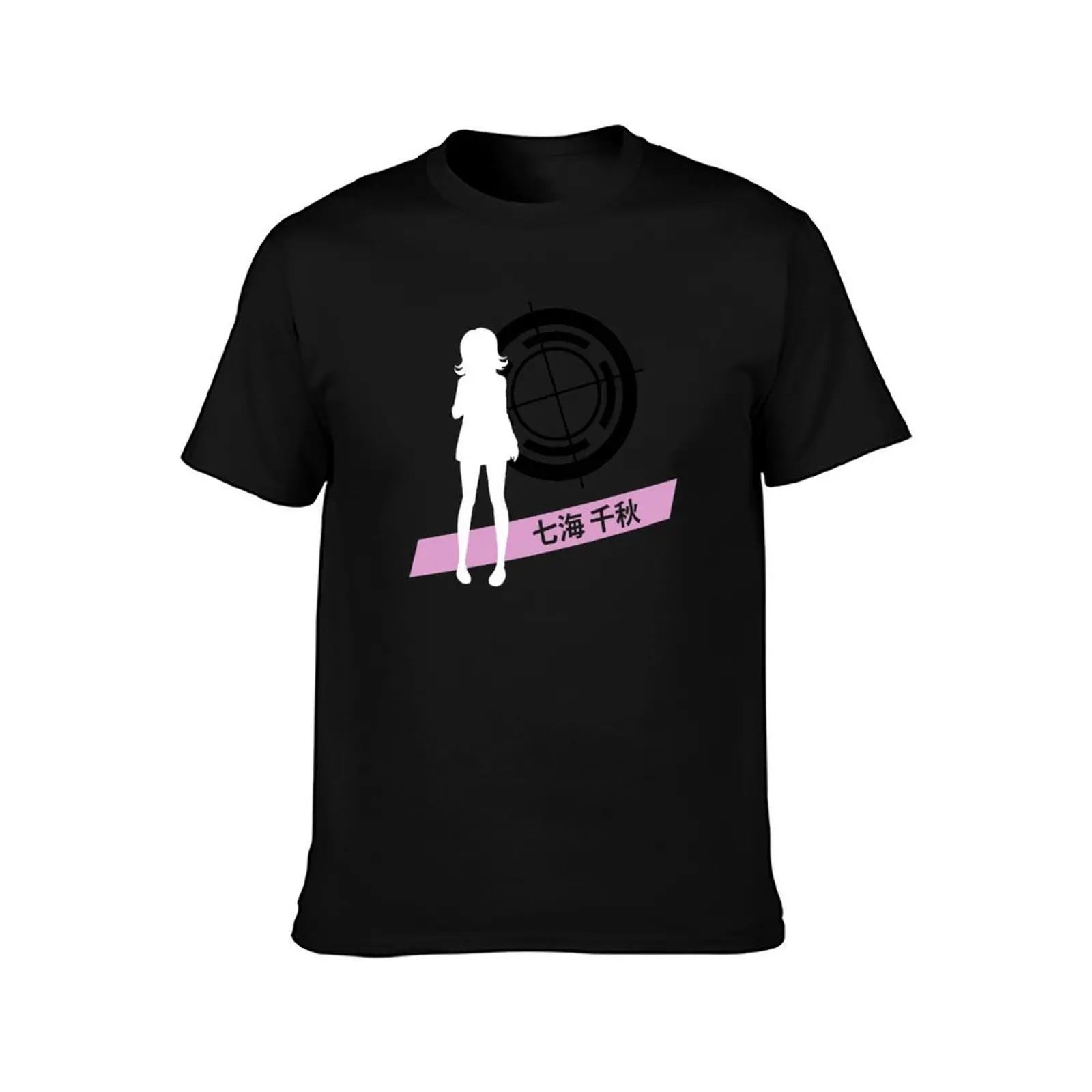 Chiaki Nanami Silhouette T-Shirt Work Utility Casual Tee Shirt T-Shirt