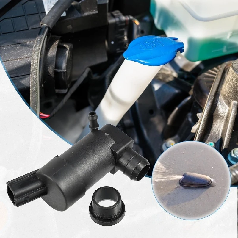 Kit de bomba limpiaparabrisas 12V ajuste directo para Hyundai Accent Elantra Sonata IX35 Kia Rio Cerato Forte Spectra piezas de repuesto