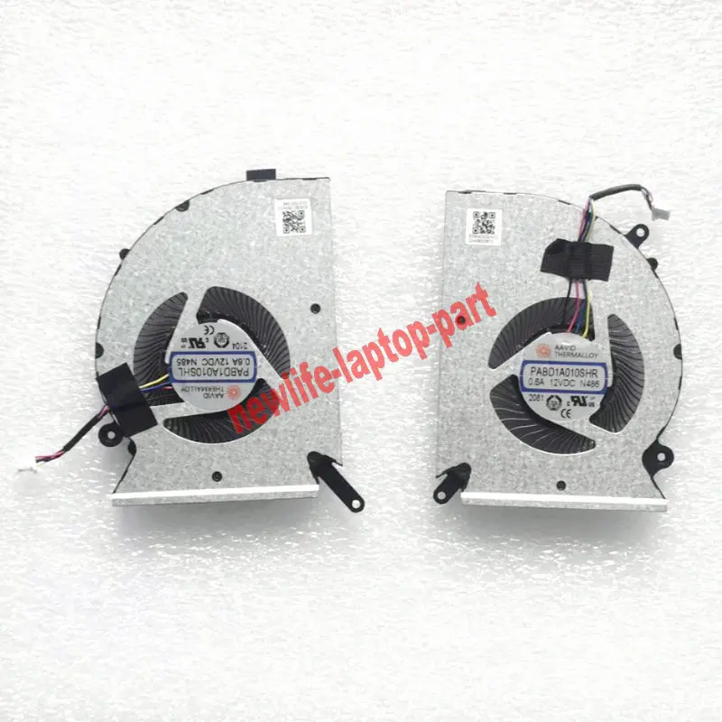 Original For MSI Stealth GS77 12UGS MS-17P1 Laptop CPU GPU Cooling Cooler Fan PABD1A010SHL 0.6A 12VDC N485 PABD1A010SHR N486