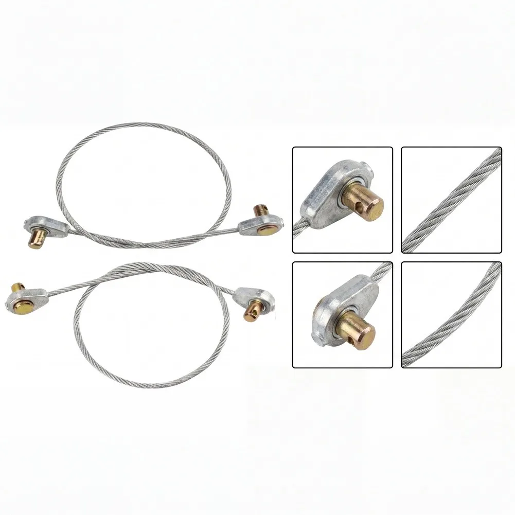 Lawn Mower Deck Lift Cable 16-3/4 Inch Metal Replacement Part For Craftsman For Yard Machines For Tractors Garden Equipment
