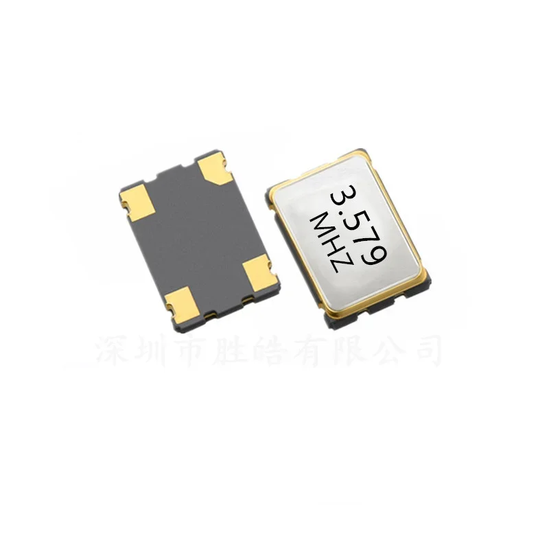 （5PCS） 7050 SMD Active Crystal Oscillator 7x5MM  3.579MHZ  4P