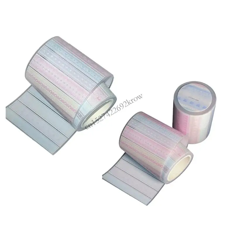 Decorative Art Tape Reusing PVC Craft Tape Decorative Adhesive for Journaling Scrapbooking Multipurpose Crafting Tape R9CB