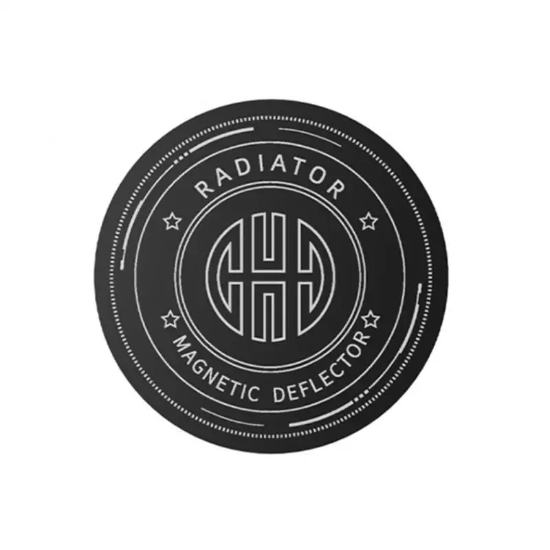 1pcs Metal Magnetic Suction Patch Magnetic Deflector For Magnetic Phone Holder K5/K6Phone Magnetic Radiator  black