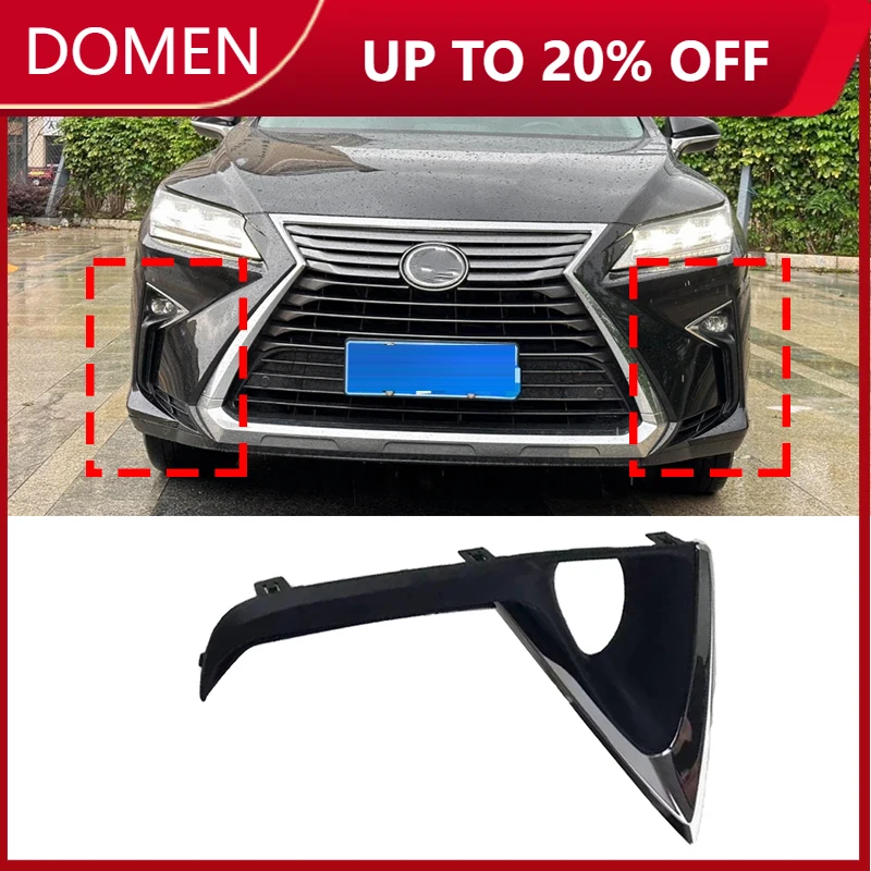 Auto Left or Right Front Bumper Mesh Fog Light Grille Grill Cover For Lexus RX RX350 RX450H 2016-2019 53141-0E050 53142-0E010