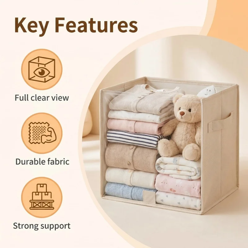 Multi Purpose Clothing Wardrobe Storage Cabinet Home Office Layer  For Toys Living Room Space Saving And Organization Supplies