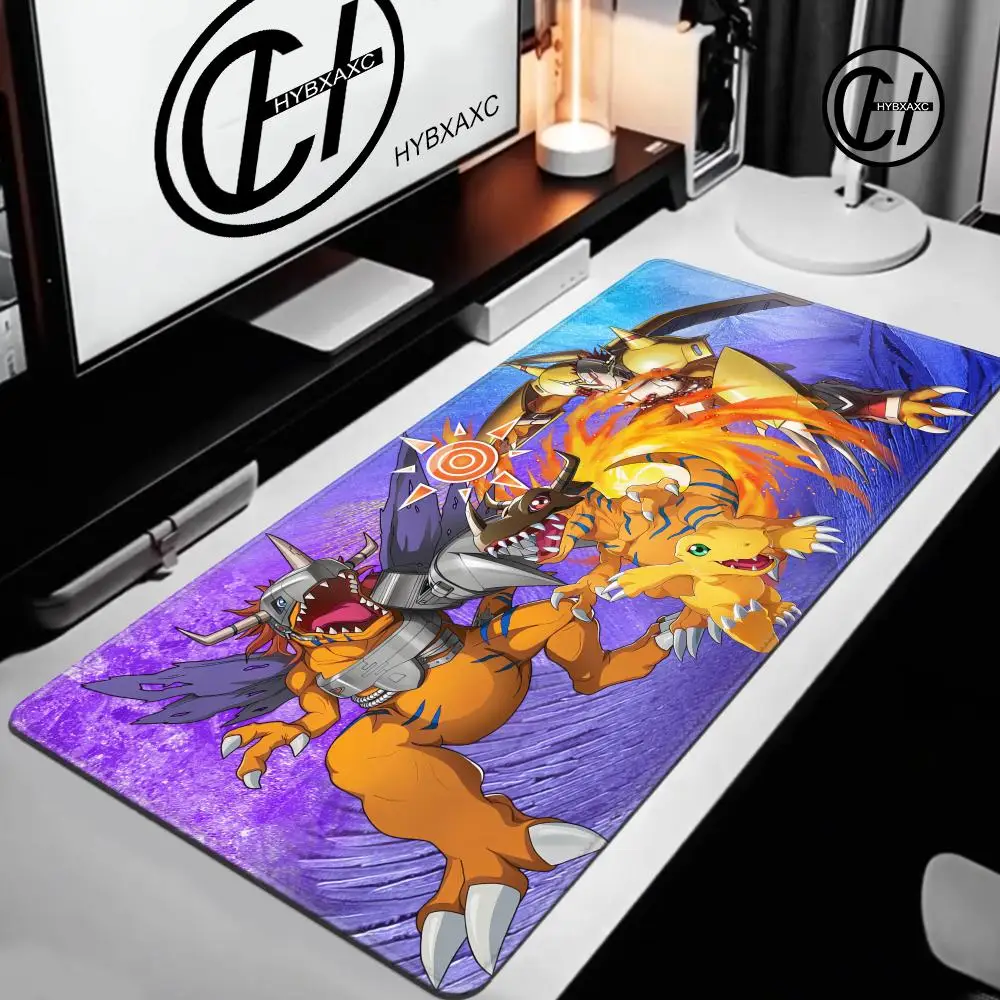 

Mousepad Anime Digimon Adventure Gaming Office Desk Pads Large For Computer Non-slip Lockedge HD Printing Mouse Pad Accessories