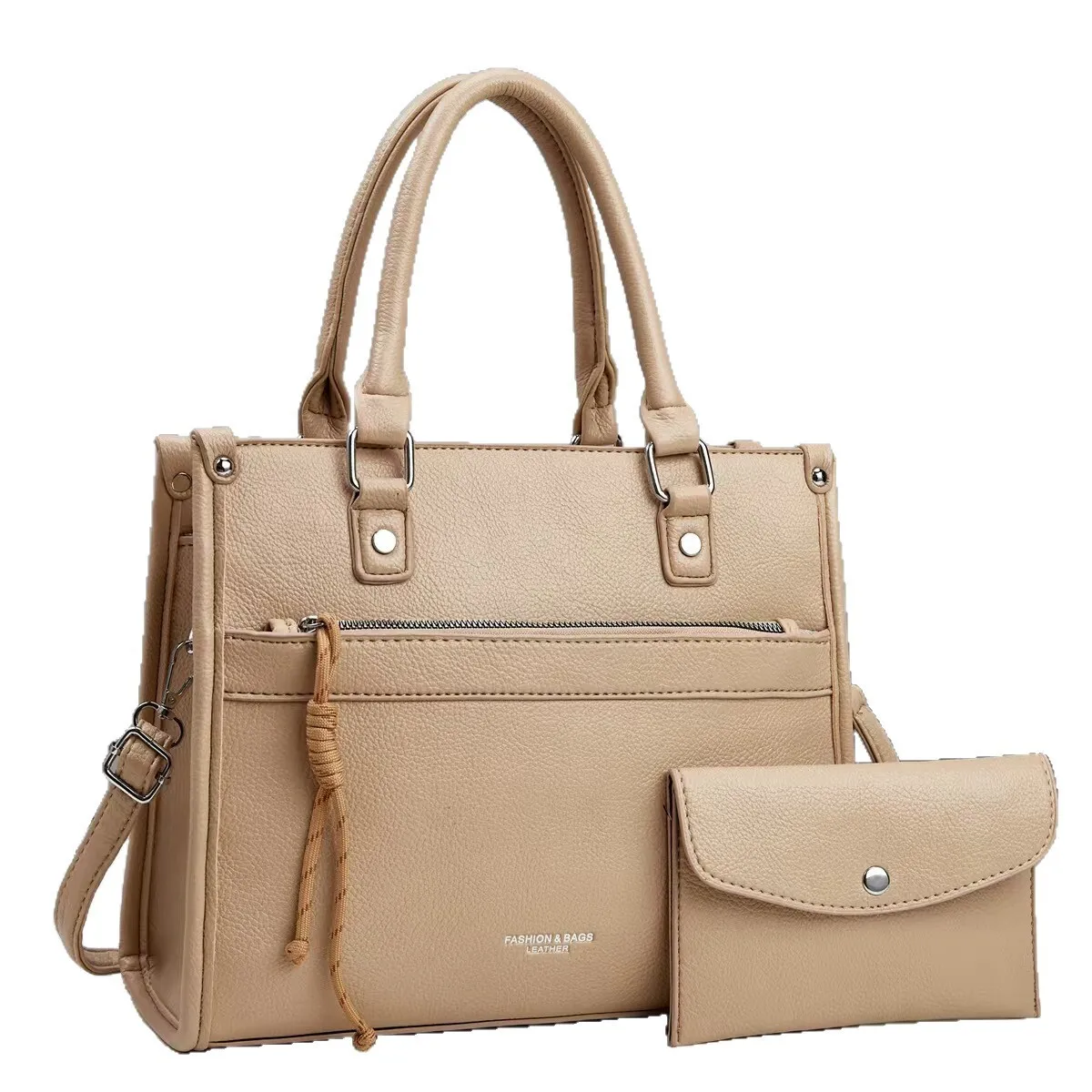 2025 nueva moda mujer Vinateg conjunto de bolsos de hombro de gran capacidad hebilla de bloqueo bolso cruzado de celebridad versátil de moda