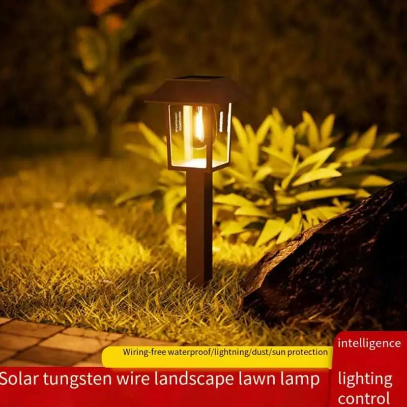 

Solar outdoor lights, courtyard lights, garden lawn lights, floor lights, yard layout, household floor lights, waterproof ambien