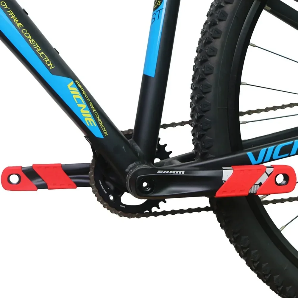 

Silicone Bicycle Crank Protective Sleeves Sleeve Bicycle Crank Crankset Protective Protector Protable Reliable
