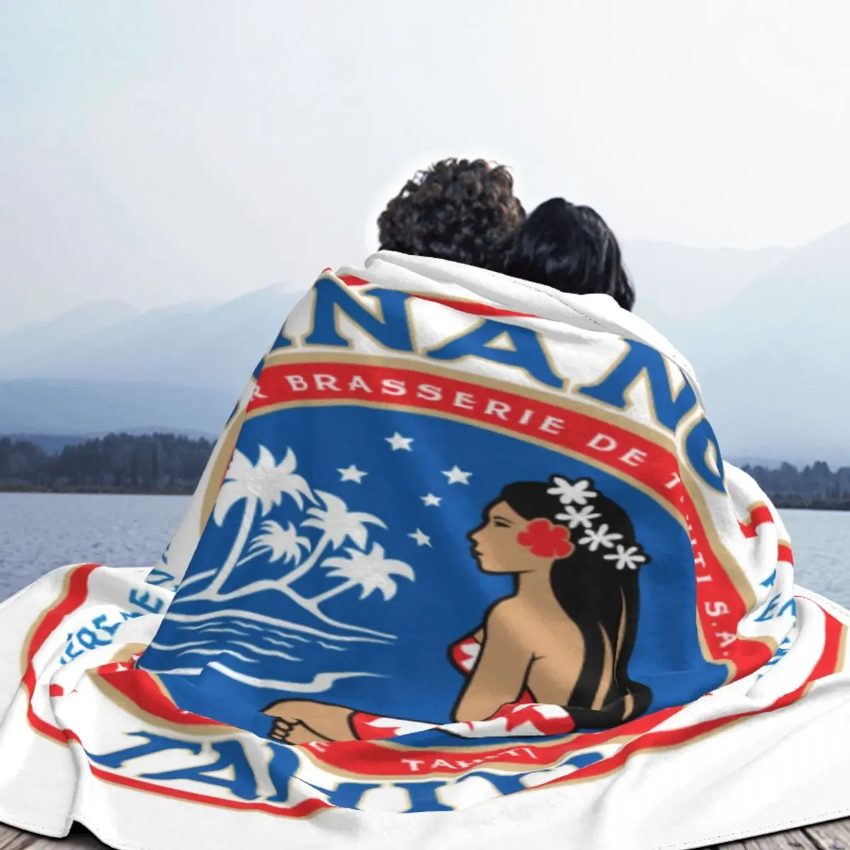 Hinano Tahiti 1024 Quilt Couple Blankets Custom Blanket Personalized Throw Blanket