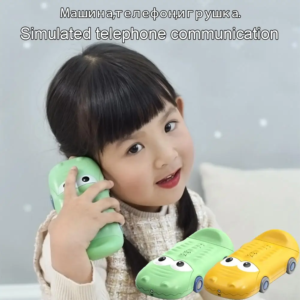 子供向けインタラクティブ音楽玩具早期教育ストーリー漫画子供の音楽投影携帯電話機械電話車電話おもちゃ K9U4