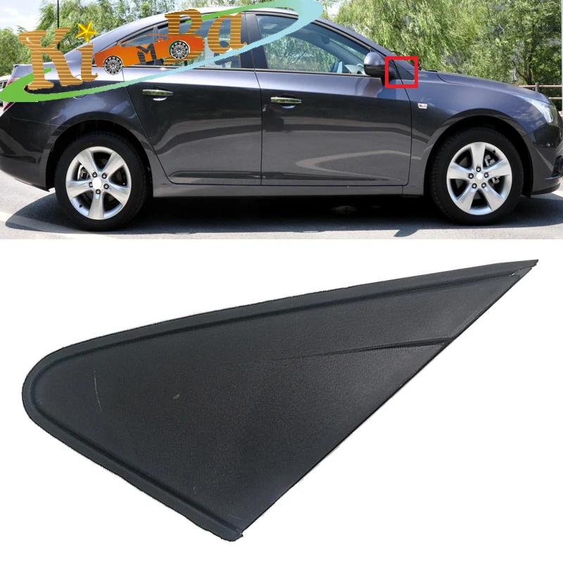

KIMBA For Chevrolet Cruze 2009-2014 Side Rear View Mirror Window Triangle Cover Trim Corner Triangle Molding Window