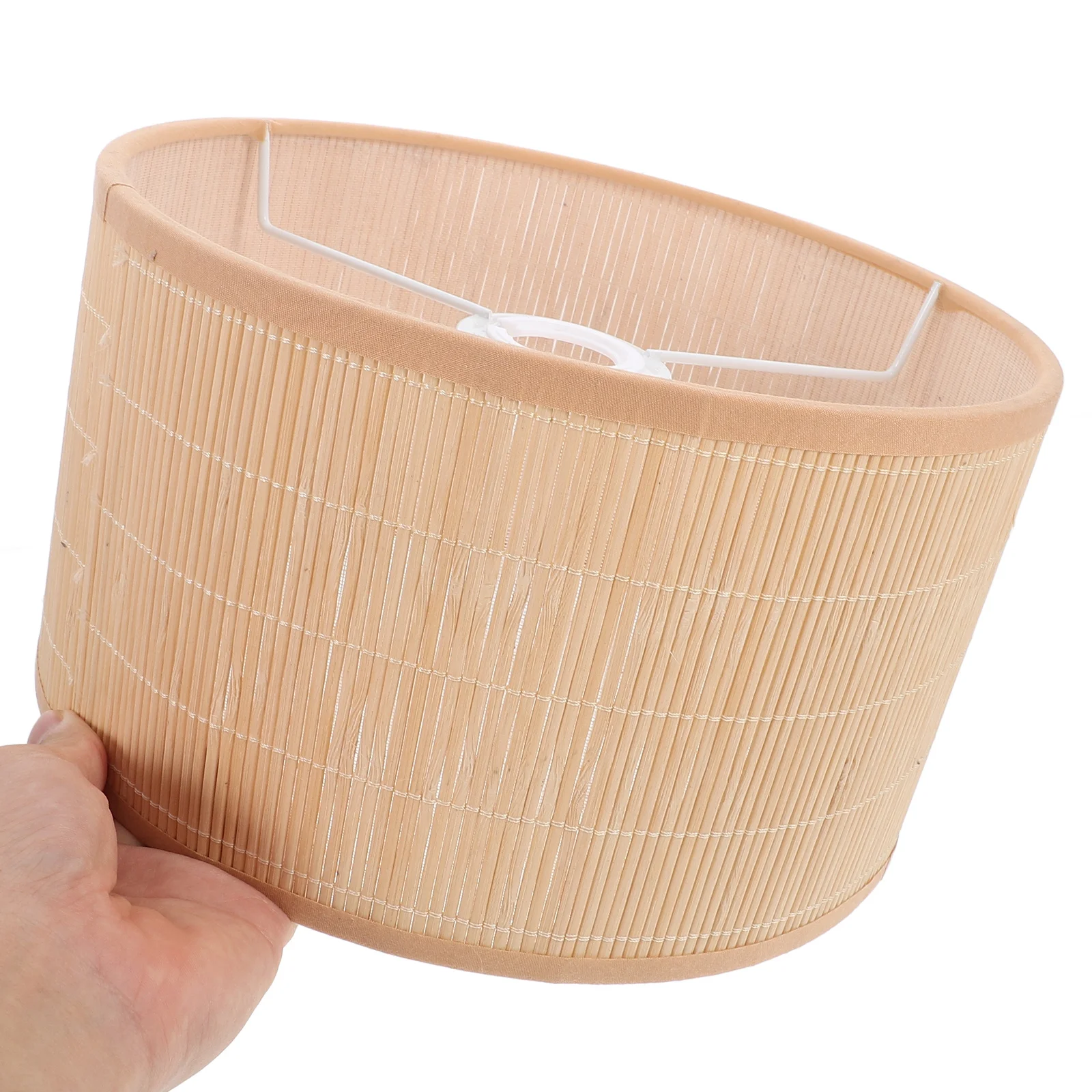 

Bamboo Lampshade Table Ceiling Lampshades Light Woven Cover Cylindrical Hand-woven